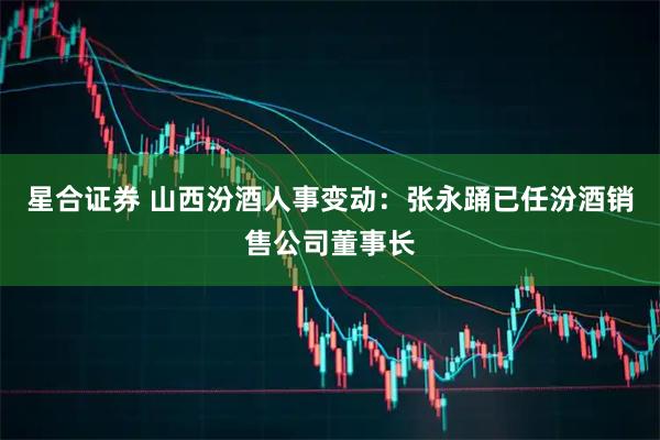 星合证券 山西汾酒人事变动：张永踊已任汾酒销售公司董事长